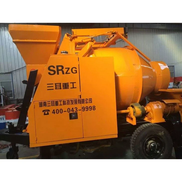 electric concrete mixer pump(001)