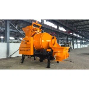 Mini mixer konkrè ak ponp